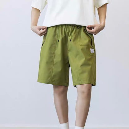 ワンポイントロゴ 多機能 ハーフパンツ（3Colors）250379