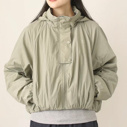 軽量 フード付ショートジャケット（2Colors）260744