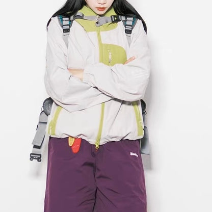 撥水 アクセントカラー フード付ジャケット（5Colors）250865