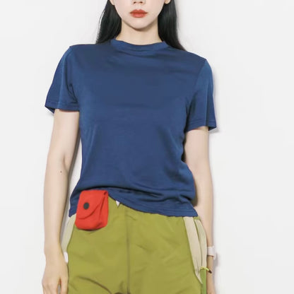 速乾 スポーツ シンプルTシャツ（8Colors）260614