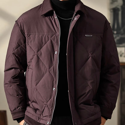 軽量 襟付き ダウンジャケット（2Colors）251087