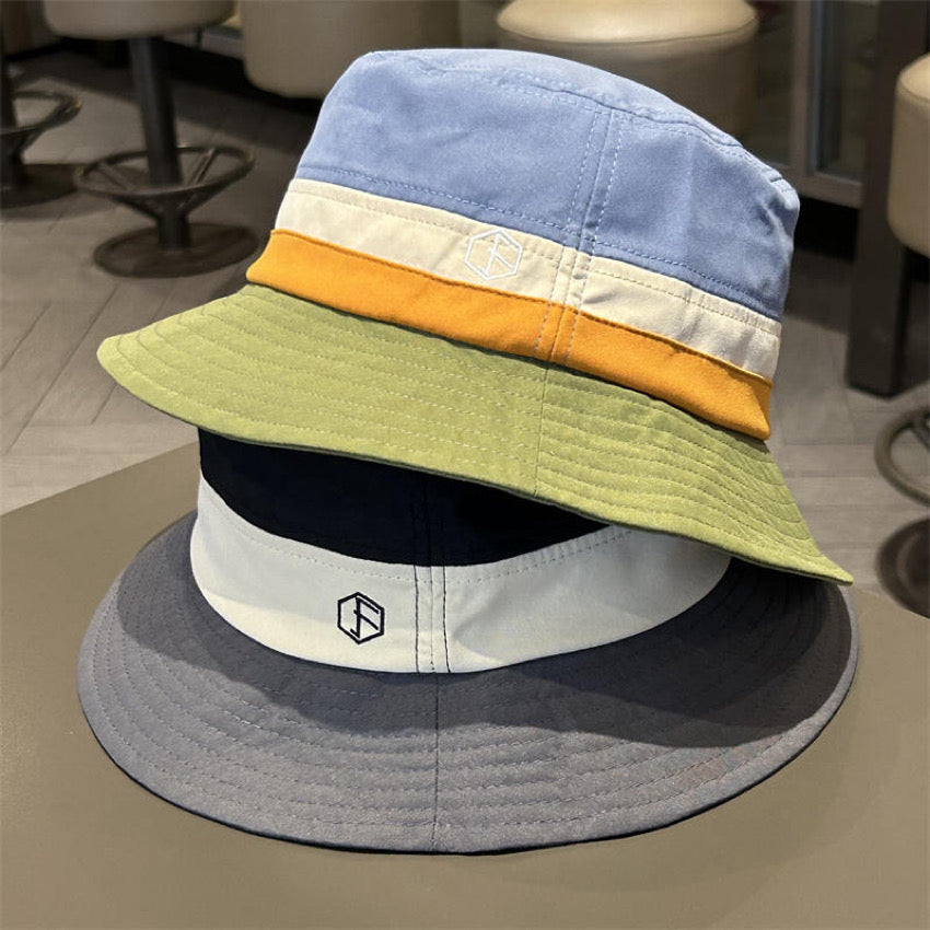 マルチカラー ワンポイントロゴ バケットハット（3Colors）250546