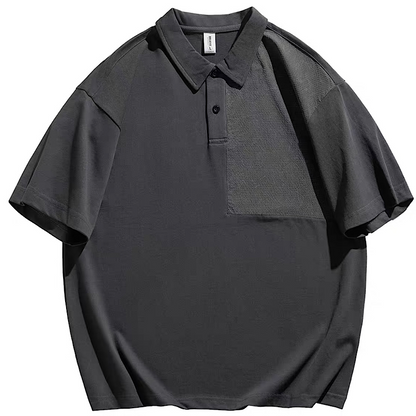 ワンポイントカラー 半袖ポロシャツ（3Colors）250375
