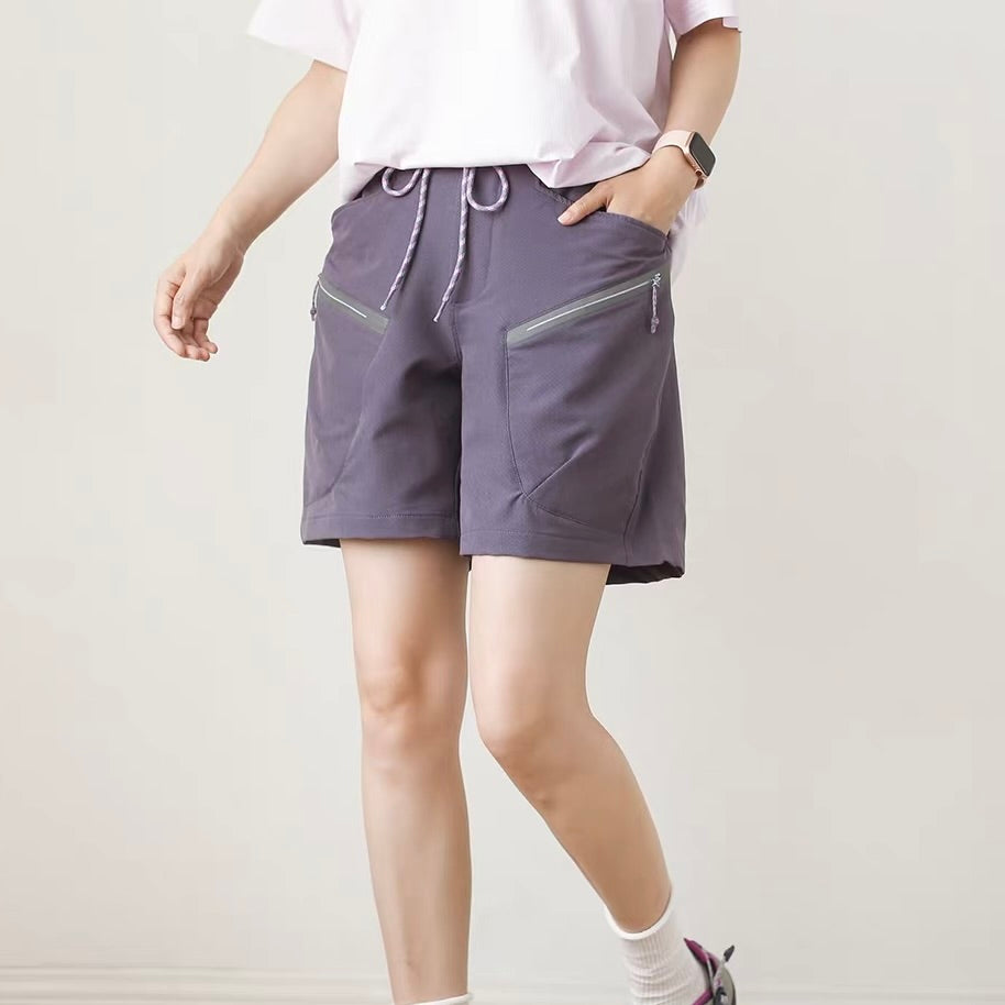 撥水 速乾 ワイドハーフパンツ（4Colors）260565