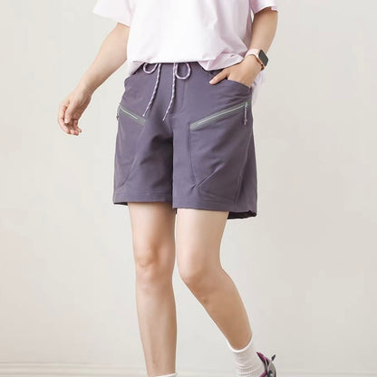 撥水 速乾 ワイドハーフパンツ（4Colors）260565