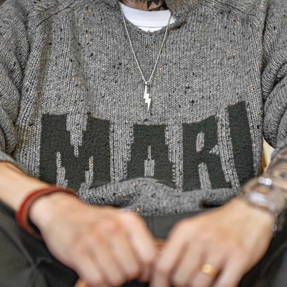 スタンドカラー ロゴニットプルオーバー（1Color）250987