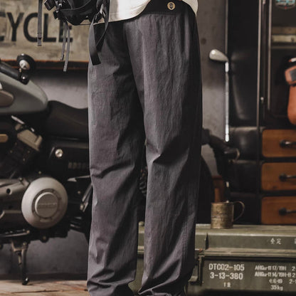 タック入り ウォッシュド ストレートパンツ（2Colors）260185