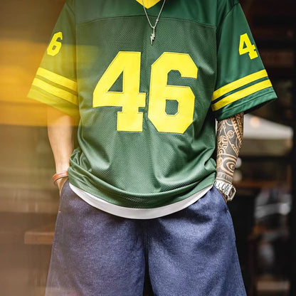 メッシュ アメフト スポーツTシャツ（2Colors）260451