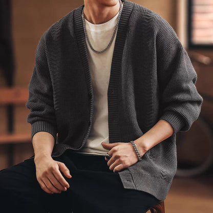 シンプル Vネック カーディガン（3Colors）250937