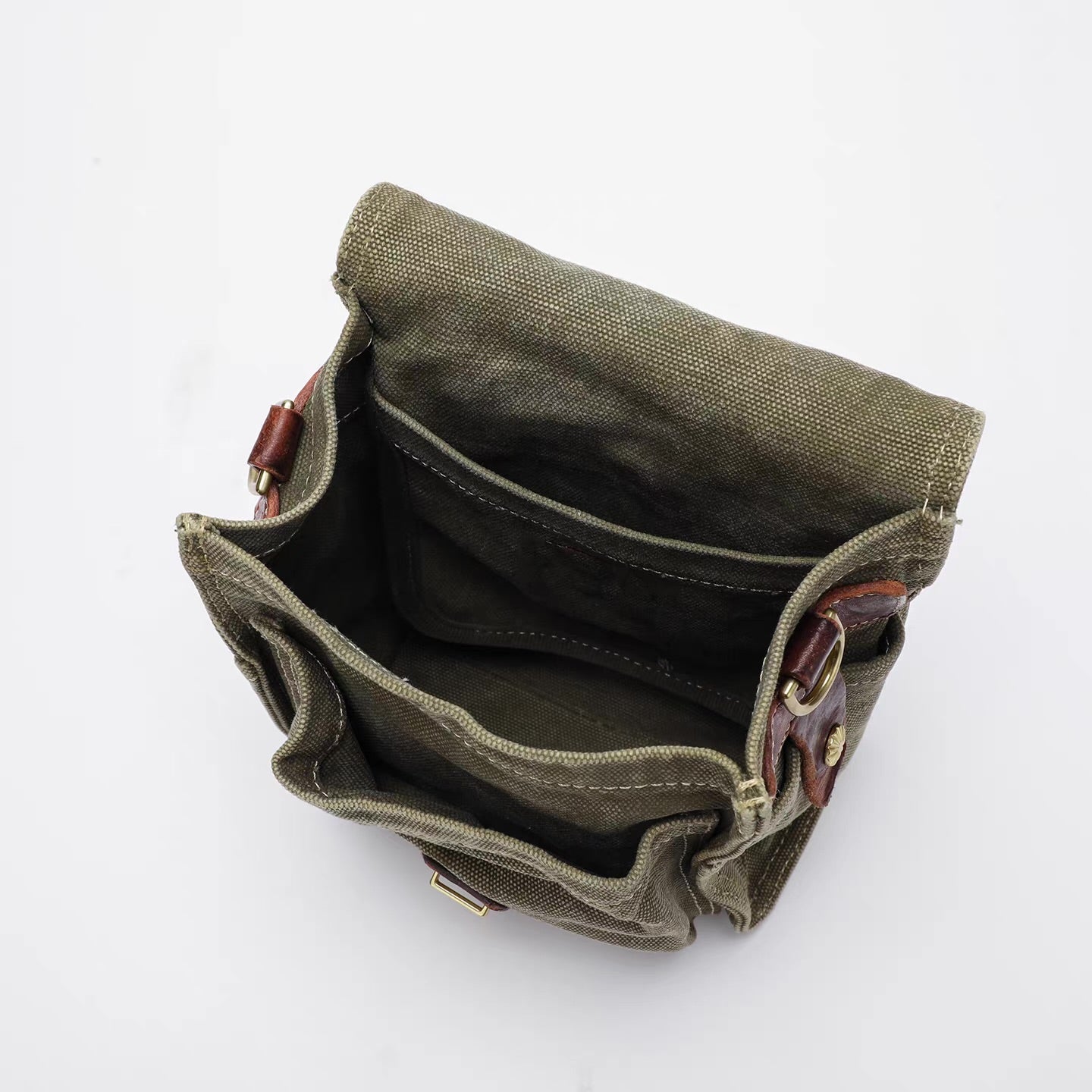 レトロ キャンバス ミニショルダーバッグ（1Color）260162