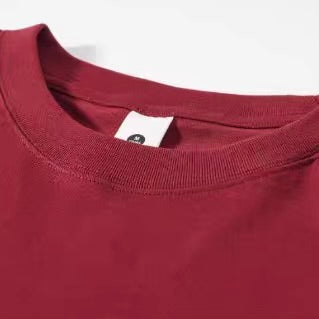 ワンポイント刺繍 シンプル 長袖Tシャツ（4Colors）260660