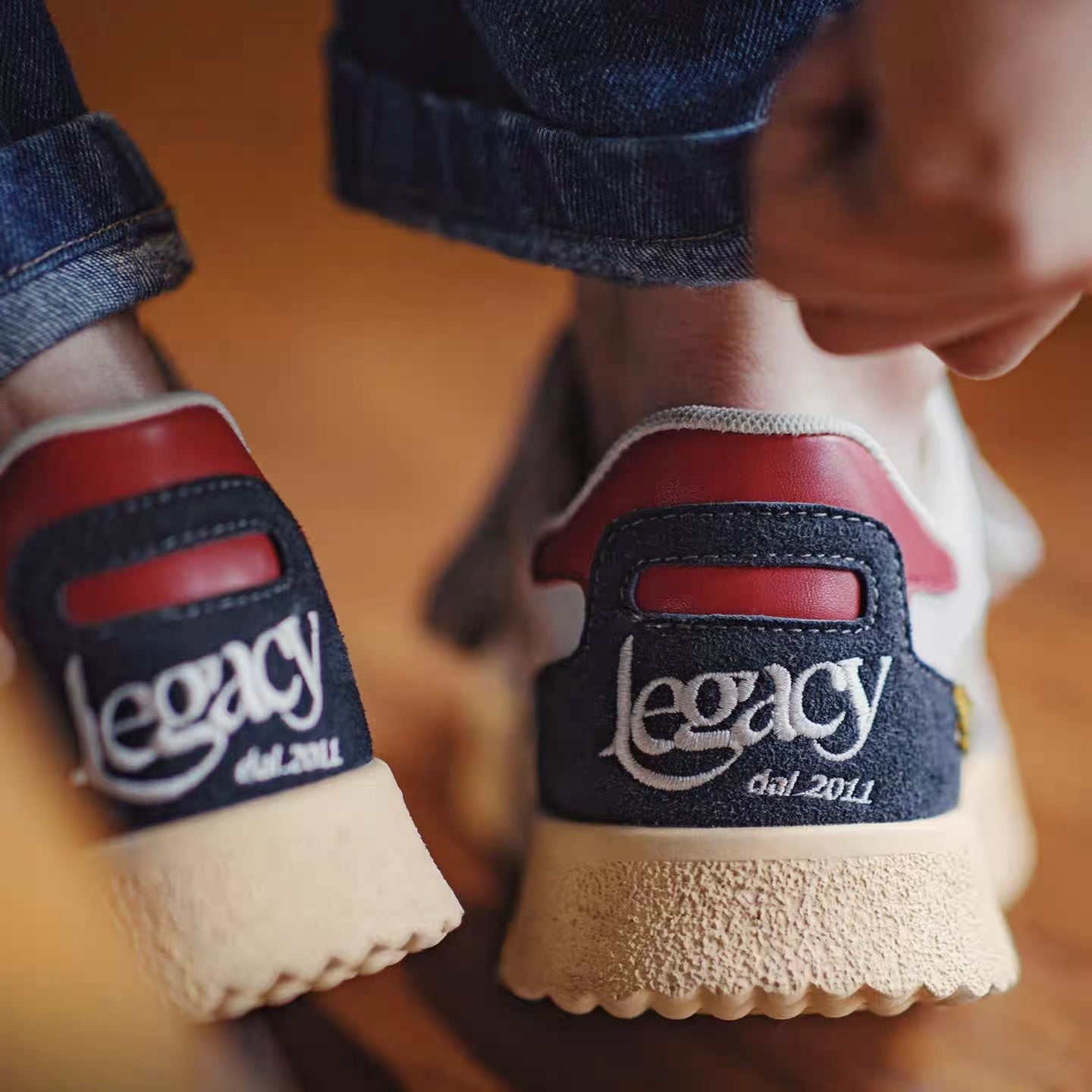 レトロ マルチカラー スニーカー（1Color）251054