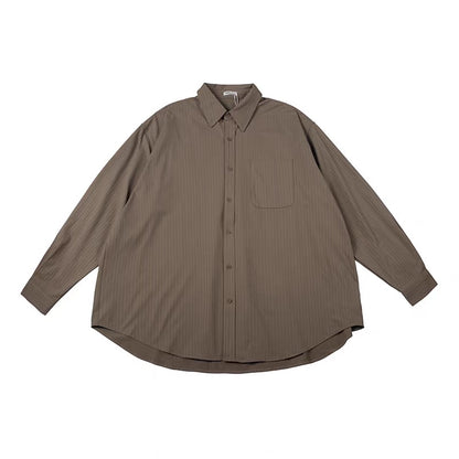 ルーズ ストライプ オーバーサイズシャツ（8Colors）260159