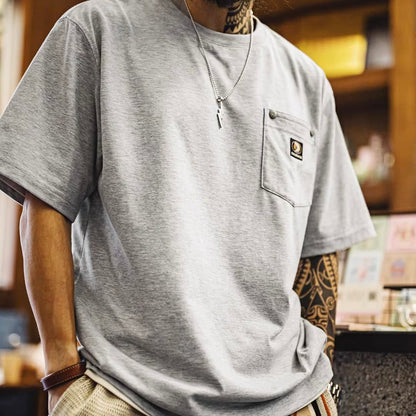 インディアンロゴ 胸ポケット付Tシャツ（3Colors）260533