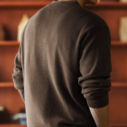 ヘンリーネック ニットプルオーバー（3Colors）250930