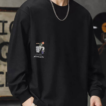 スケーターモチーフ 長袖Tシャツ（1Color）260784
