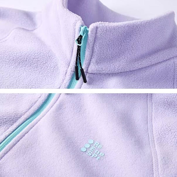 裾ドローコード スタンドカラー フリースジャケット（4Colors）260009