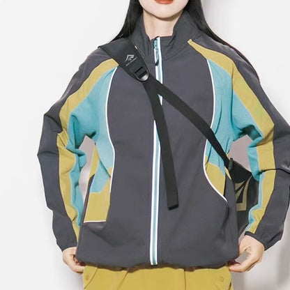 マルチカラー スタンドネック ライトジャケット（3Colors）260113