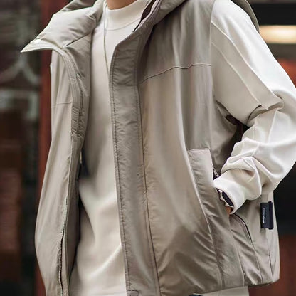 フード付 シンプル ダウンベスト（3Colors）250890