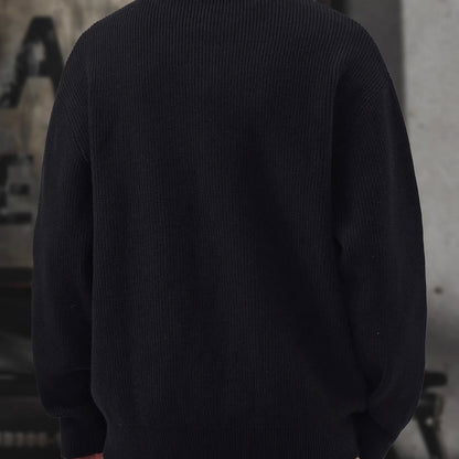 ハーフジップ タートルネック セーター（3Colors）251077