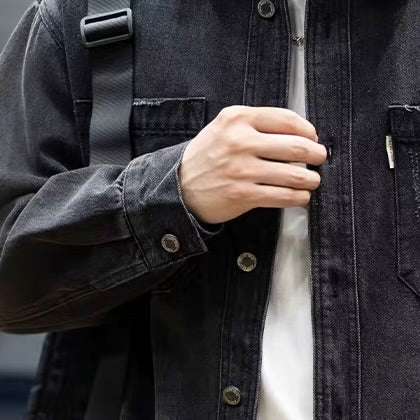 ダメージ ウォッシュドデニムシャツ（1Color）240750