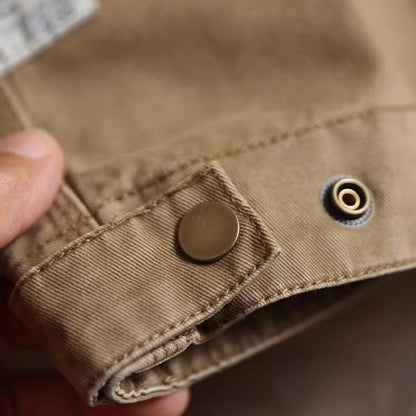 フルジップ シンプル ワークジャケット（3Colors）260215