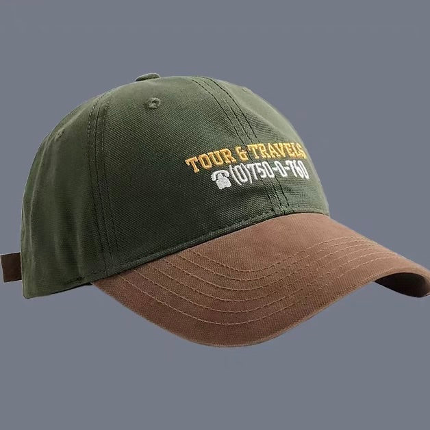 刺繍 バイカラー キャップ（5Colors）260093