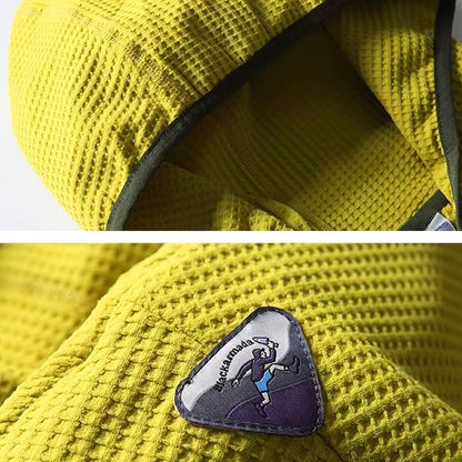 スポーツ ワッフル生地 フーディー（5Colors）260176