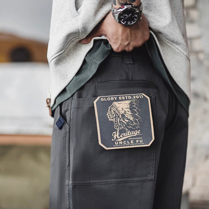 ヘリンボーン ストレート ワークパンツ（1Color）260245