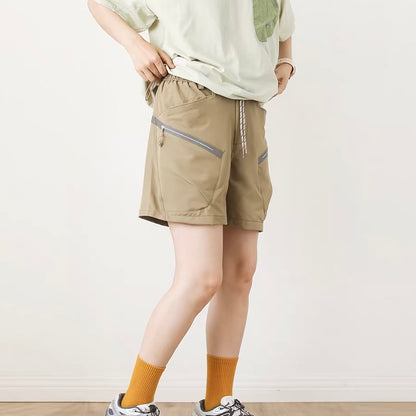 撥水 速乾 ワイドハーフパンツ（4Colors）260565