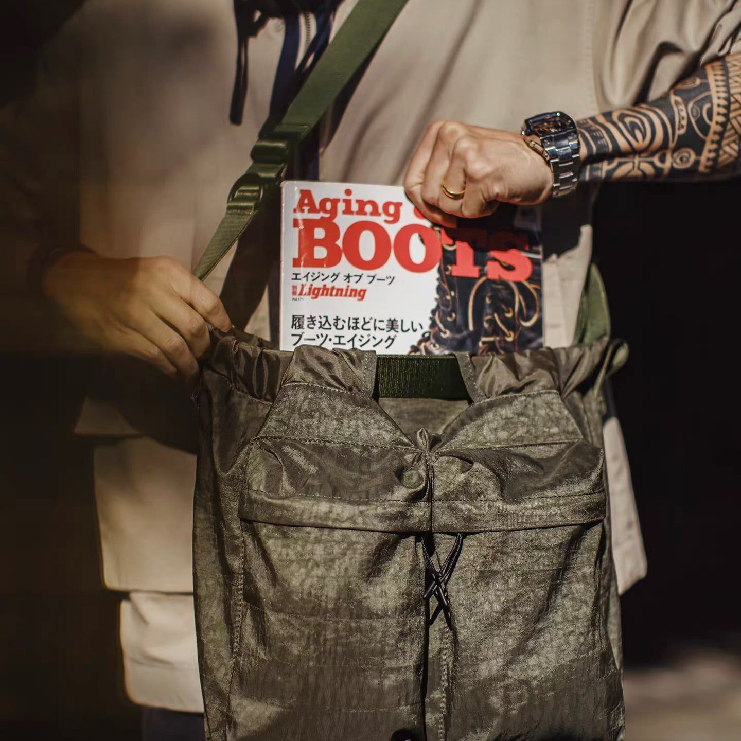 ミリタリー 大容量 2wayバッグ（1Color）260130