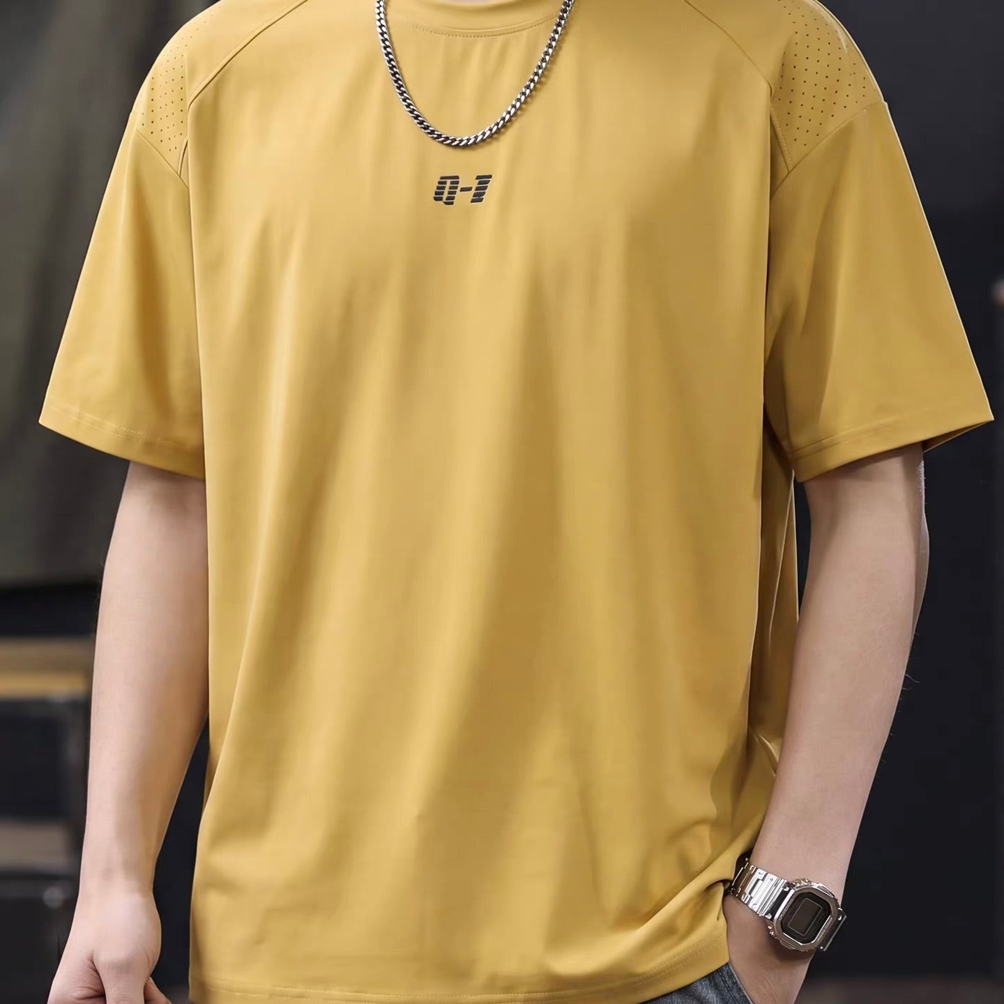 冷感 スポーツ シンプルTシャツ（2Colors）260417