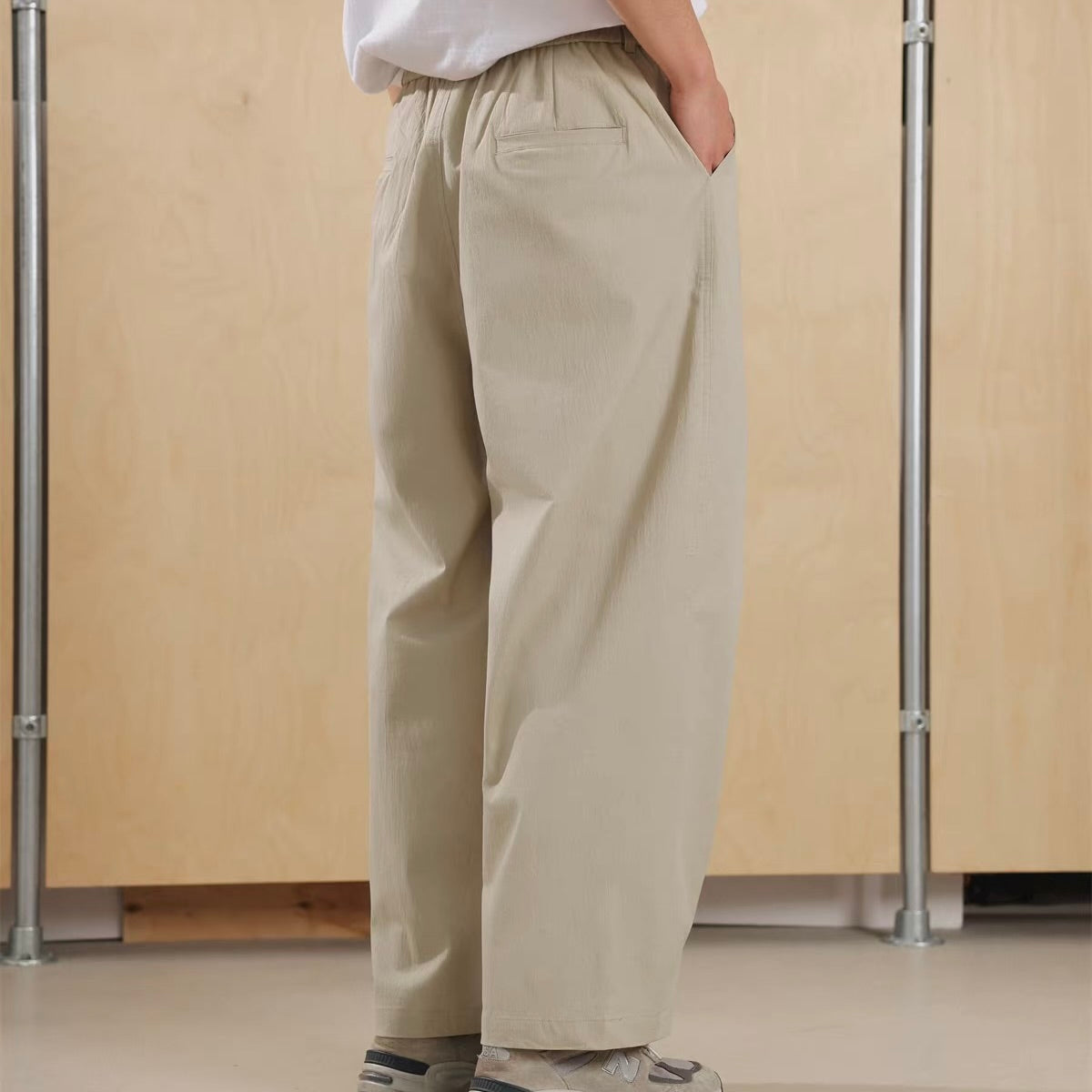 プリーツレッグ デザインパンツ（2Colors）260196