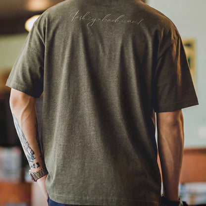 アクセントカラー ヘンリーネックTシャツ（1Color）260327