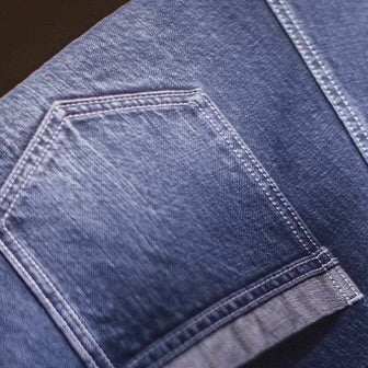 ワンポイントポケット ウォッシュドデニムパンツ（1Color）250988