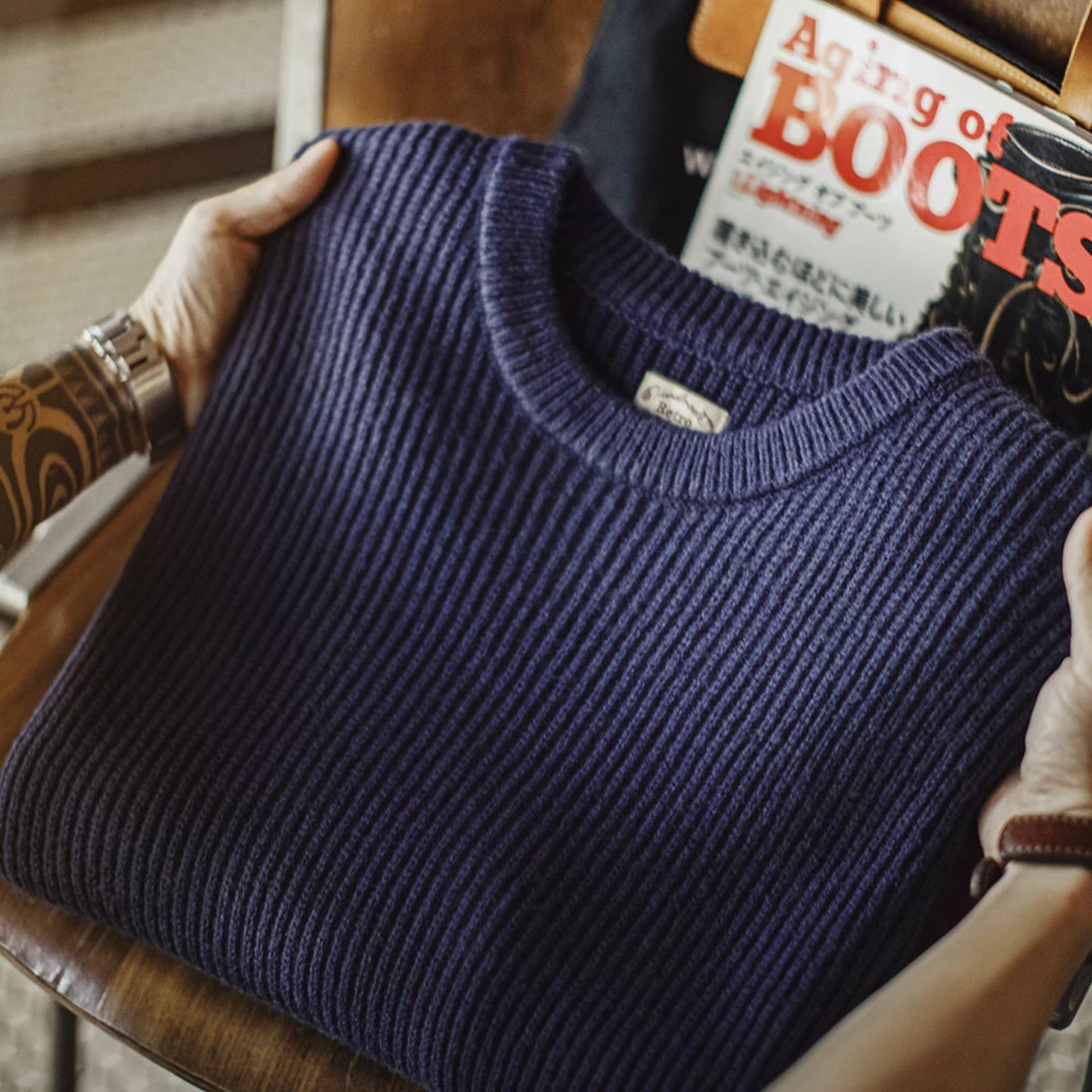 シンプル リブニット セーター（1Color）250957