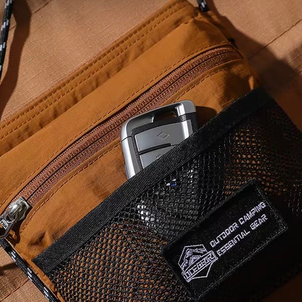 メッシュポケット付 ミニショルダーバッグ（3Colors）260164