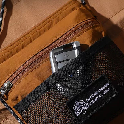 メッシュポケット付 ミニショルダーバッグ（3Colors）260164