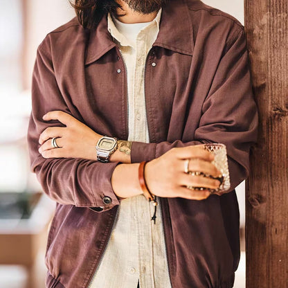 アメリカンレトロ シンプル ジャケット（2Colors）260107