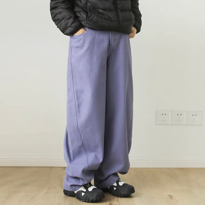 裏起毛 スーパーワイドテーパードパンツ（5Colors）251090