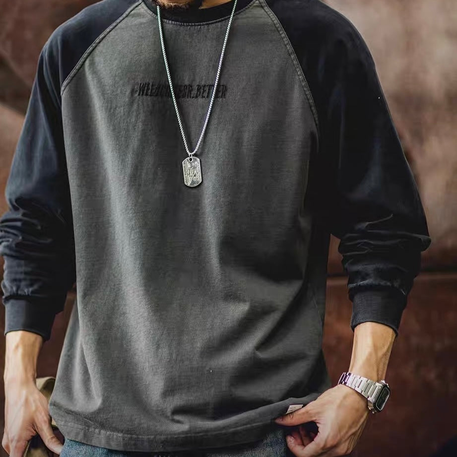 ウォッシュ ラグランスリーブ Tシャツ（1Color）250880