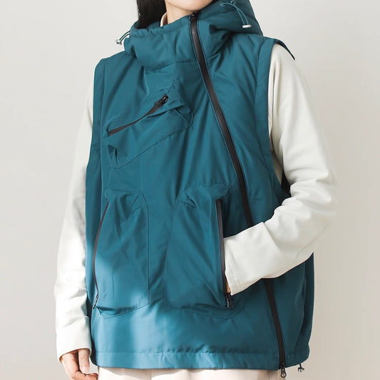 カーブジップデザイン ダウンベスト（2Colors）251030