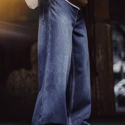 デザインポケット付 ワイドデニムパンツ（1Color）250938