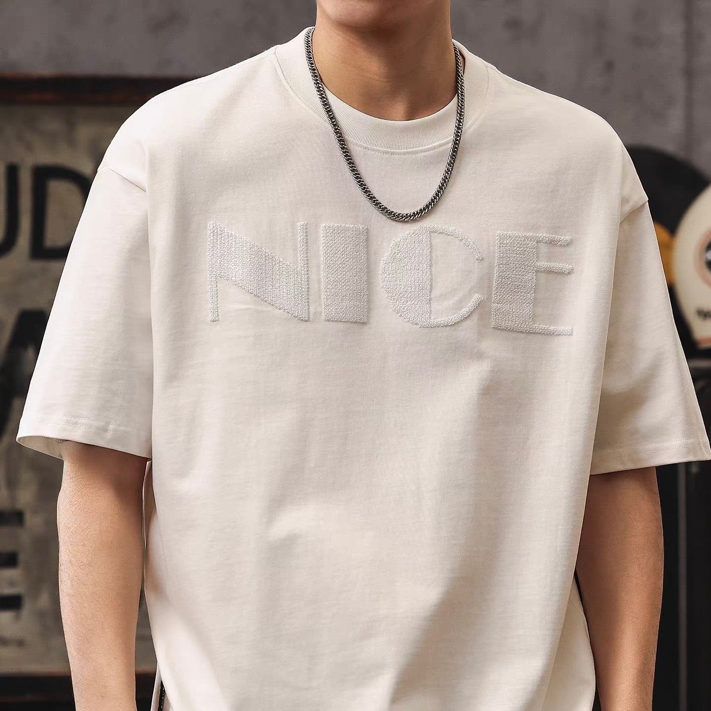 刺繍 立体ロゴ 半袖Tシャツ（3Colors）260250