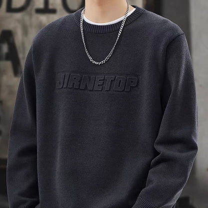 立体ロゴ ニットプルオーバー（1Color）251075