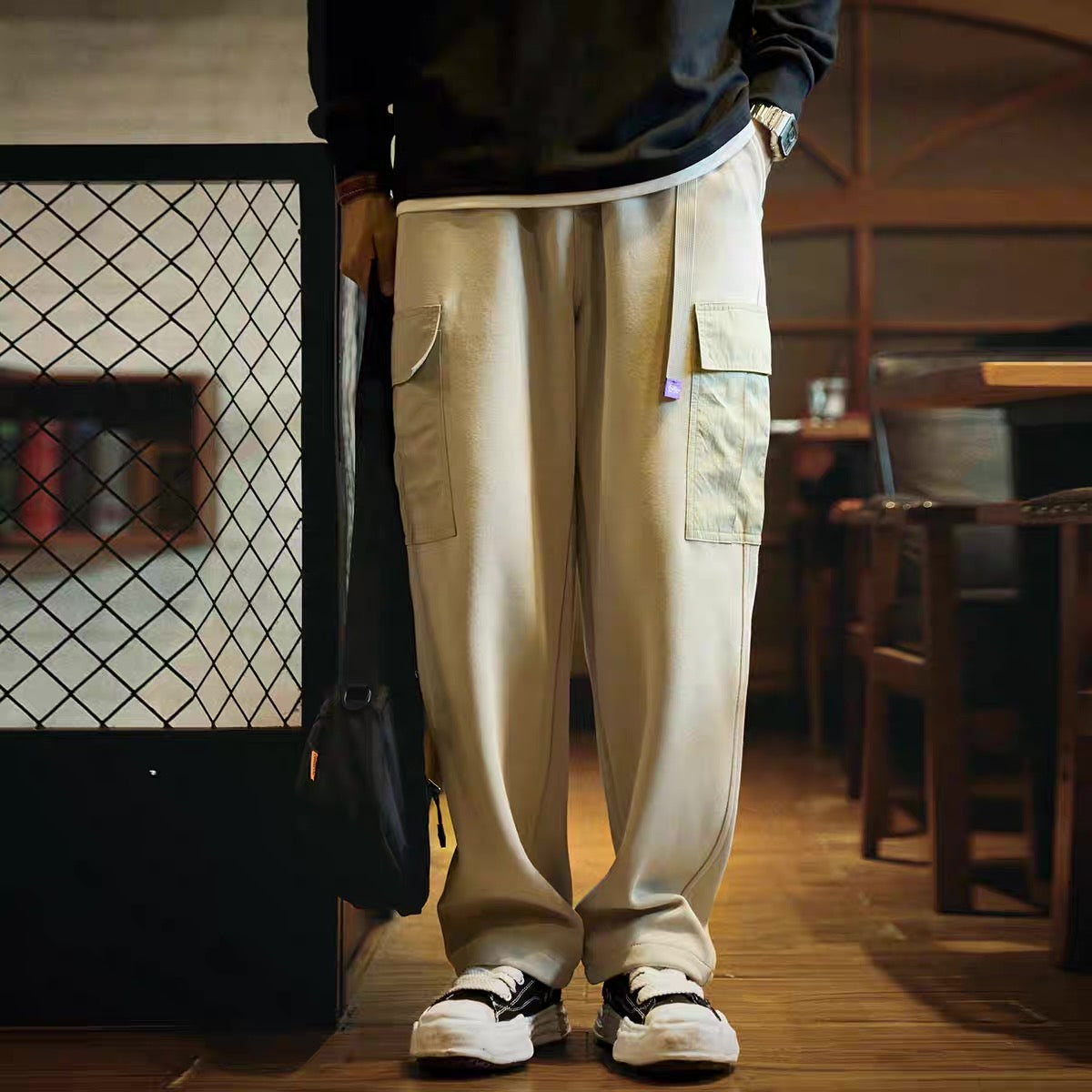 裾ドローコード ウェビングベルト付 ワークパンツ（3Colors）250751