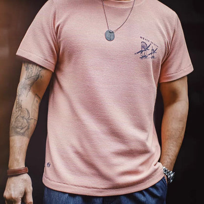 インディアンプリント ワッフルTシャツ（3Colors）260314