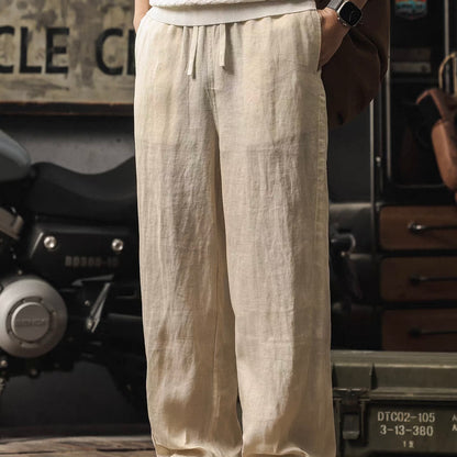リラックス ストレート リネンパンツ（3Colors）260249