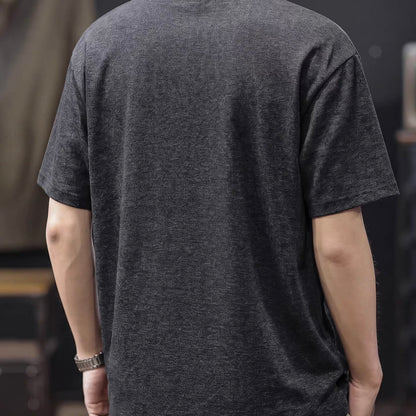 チェックパッチポケット付 シンプルTシャツ（2Colors）260467