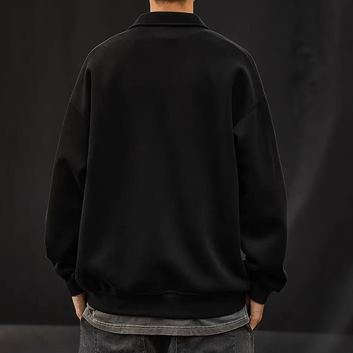 ヘビーウェイト ポロカラースウェット（5Colors）240811